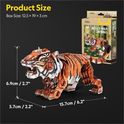 Cubicfun 3D Puzzle Tiger 87 Teile (87 Teile) Cubicfun 3D Puzzle Tiger 87 Teile (87 Teile)