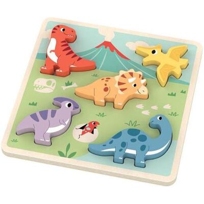 Magni - Dino puzzle, small, FSC 100% (5592) (5 Teile) Magni - Dino puzzle, small, FSC 100% (5592) (5 Teile)