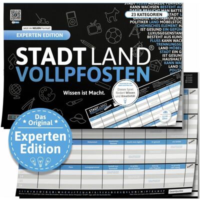 Denkriesen Stadt Land Vollpfosten - A4 Block Experten Edition (d) (Deutsch, 2 - 12 Spieler) Denkriesen Stadt Land Vollpfosten - A4 Block Experten Edition (d) (Deutsch, 2 - 12 Spieler)