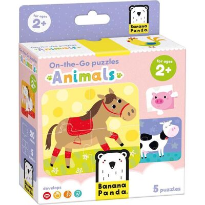 Banana Panda – Puzzle-Tiere für unterwegs – 16-tlg. (16 Teile) Banana Panda – Puzzle-Tiere für unterwegs – 16-tlg. (16 Teile)