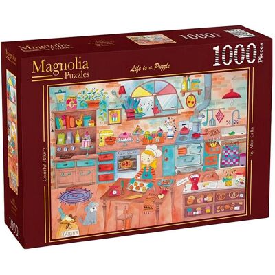 Magnolia Puzzle 1000 pieces Colorful Bakery (1000 Teile) Magnolia Puzzle 1000 pieces Colorful Bakery (1000 Teile)