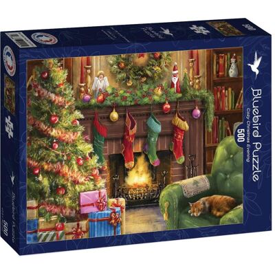 Bluebird Puzzle 500 pieces Cozy Christmas Evening (500 Teile) Bluebird Puzzle 500 pieces Cozy Christmas Evening (500 Teile)