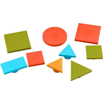 Lean Toys Kreatives geometrisches Puzzle-Mosaik-Lernpuzzle, 35 Teile. (35 Teile) Lean Toys Kreatives geometrisches Puzzle-Mosaik-Lernpuzzle, 35 Teile. (35 Teile)