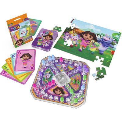 Spin Master Dora Spiele & Puzzle Pack Popup Game Spin Master Dora Spiele & Puzzle Pack Popup Game