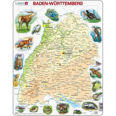 Larsen Baden-Württemberg mit Tieren (63 Teile) Larsen Baden-Württemberg mit Tieren (63 Teile)