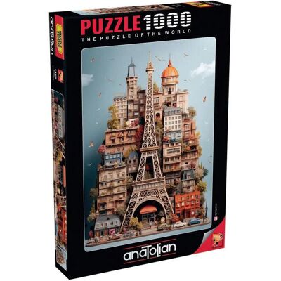 Anatolian Puzzle Eiffelova věž 1000 dílků (1000 Teile) Anatolian Puzzle Eiffelova věž 1000 dílků (1000 Teile)
