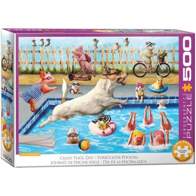 Eurographics Verrückte Poolparty - 500 Teile Puzzle Eurographics Verrückte Poolparty - 500 Teile Puzzle