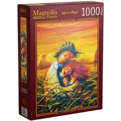 Magnolia Puzzle Familie der Vogelscheuchen 1000 dlks (1000 Teile) Magnolia Puzzle Familie der Vogelscheuchen 1000 dlks (1000 Teile)