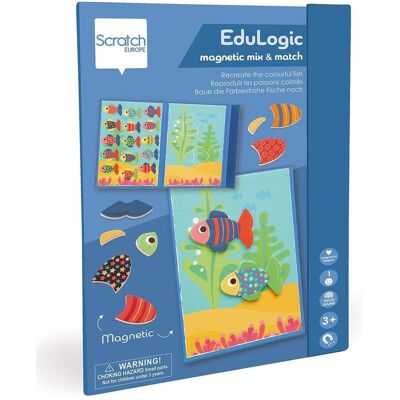 EduLogic Mix&Match Farbiger Fisch - Kinderspiel EduLogic Mix&Match Farbiger Fisch - Kinderspiel