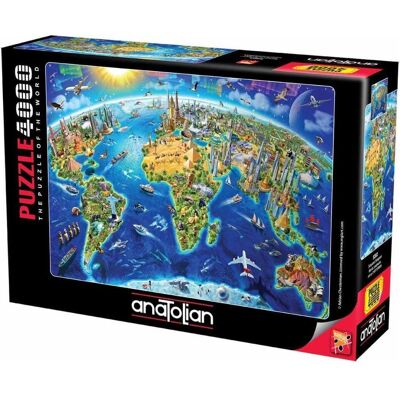 Anatolian Puzzle 4000 pieces World Landmarks (4000 Teile) Anatolian Puzzle 4000 pieces World Landmarks (4000 Teile)
