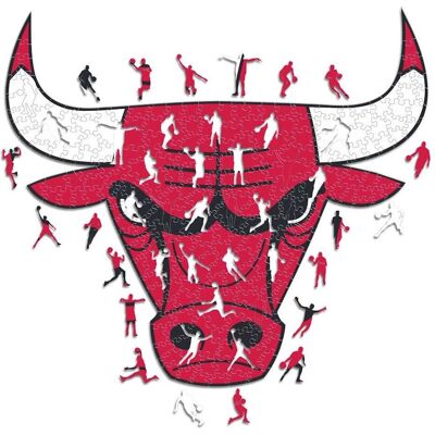 ICONIC Puzzles - Chicago Bulls - Logo - Holzpuzzle - Größe M - Puzzle ICONIC Puzzles - Chicago Bulls - Logo - Holzpuzzle - Größe M - Puzzle