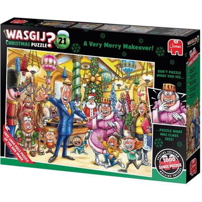 Jumbo Wasgij Christmas 21 - Fröhliche Verwandlung (1000 Teile) Jumbo Wasgij Christmas 21 - Fröhliche Verwandlung (1000 Teile)