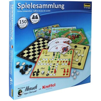 Idena Spielesammlung 150 150 Spielmöglichkeiten (2 - 4 Spieler) Idena Spielesammlung 150 150 Spielmöglichkeiten (2 - 4 Spieler)