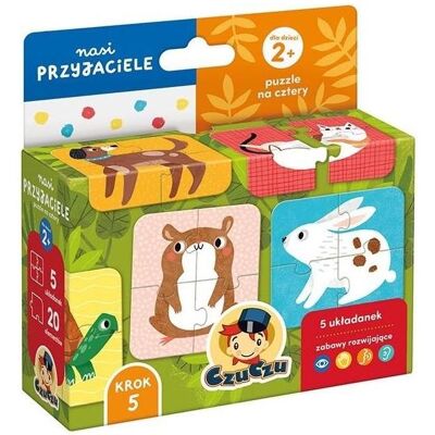 Czuczu Puzzle für vier – Unsere Freunde (4 Teile) Czuczu Puzzle für vier – Unsere Freunde (4 Teile)