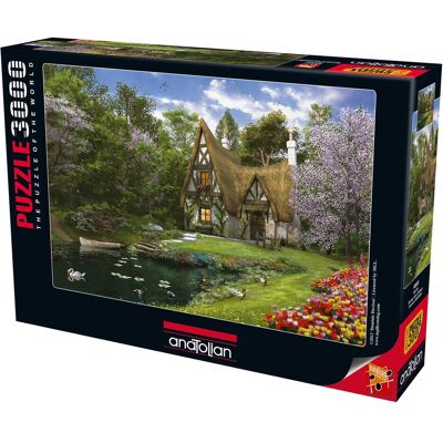 Anatolian 4900 puzzle 3000 pcs. The lake house in the spring (3000 Teile) Anatolian 4900 puzzle 3000 pcs. The lake house in the spring (3000 Teile)