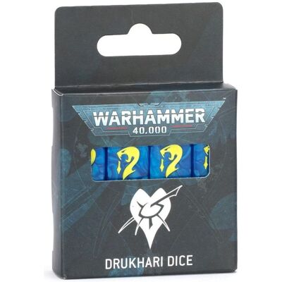 Games Workshop Warhammer 40k - Drukhari Dice Set (2025) Games Workshop Warhammer 40k - Drukhari Dice Set (2025)