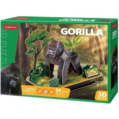 Cubic Fun Puzzle 3D Gorillentiere - Puzzle 3D Cubic Fun Puzzle 3D Gorillentiere - Puzzle 3D