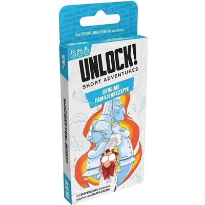 Asmodée SCOD0105 - Unlock! Short Adventures: Geheime Familienrezepte, Rätselspiel, für 1-6 Spieler (Deutsch, 1 - 6 Spieler) Asmodée SCOD0105 - Unlock! Short Adventures: Geheime Familienrezepte, Rätselspiel, für 1-6 Spieler (Deutsch, 1 - 6 Spieler)