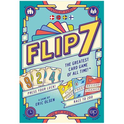 Asmodée Flip 7 (Nordic) (Deutsch, Finnisch, Norwegisch, Schwedisch, 3 - 18 Spieler) Asmodée Flip 7 (Nordic) (Deutsch, Finnisch, Norwegisch, Schwedisch, 3 - 18 Spieler)