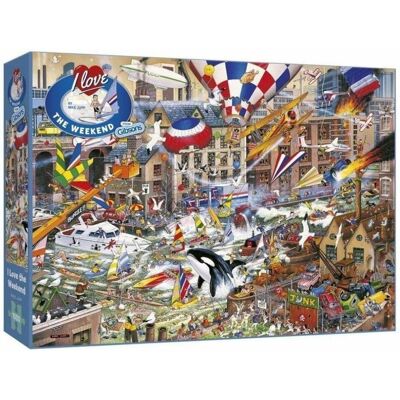Gibsons Mike Jupp Wochenende 1000 Puzzle - Puzzle Gibsons Mike Jupp Wochenende 1000 Puzzle - Puzzle