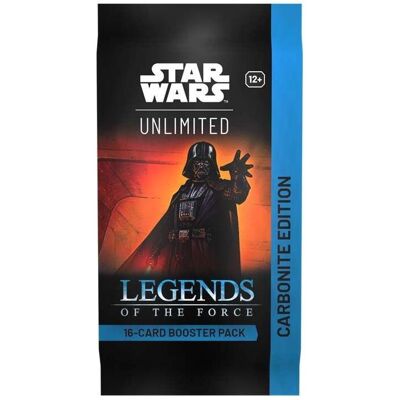 FFG Star Wars: Unlimited - Legends of the Force - Carbonite Booster Display -E- (Max.1 Stk p. K.) (Englisch, Booster Display) FFG Star Wars: Unlimited - Legends of the Force - Carbonite Booster Display -E- (Max.1 Stk p. K.) (Englisch, Booster Display)