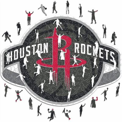 Iconic NBA Houston Rockets Logo Holzpuzzle - Geschenk für Fans Iconic NBA Houston Rockets Logo Holzpuzzle - Geschenk für Fans