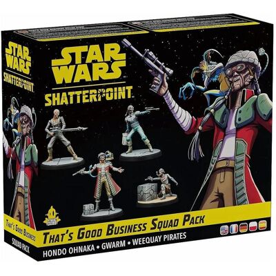 Atomic Mass Games AMGD1025 - Star Wars: Shatterpoint - Thats Good Business Squad Pack (Squad-Pack Ein gute (Kunststoff) Atomic Mass Games AMGD1025 - Star Wars: Shatterpoint - Thats Good Business Squad Pack (Squad-Pack Ein gute (Kunststoff)