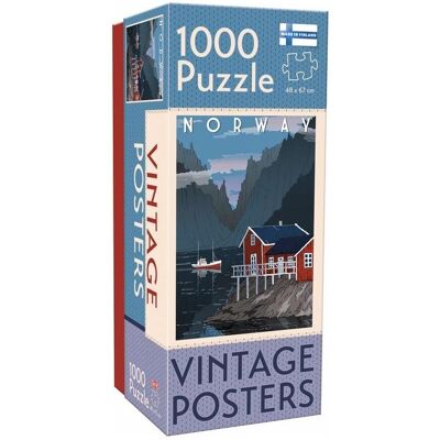 Default Tactic Puzzle Lovers Vintage Posters Norway 1000 pcs puzzle (1000 Teile) Default Tactic Puzzle Lovers Vintage Posters Norway 1000 pcs puzzle (1000 Teile)