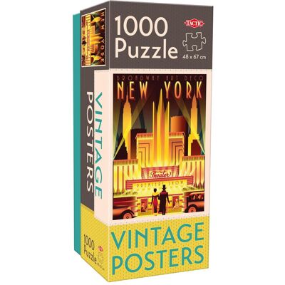 Tactic Vintage New York Jigsaw puzzle 1000 pc(s) City (1000 Teile) Tactic Vintage New York Jigsaw puzzle 1000 pc(s) City (1000 Teile)