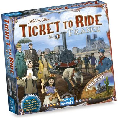 Asmodée Ttr Ticket To Ride Map Collection France Old West (Deutsch, Englisch, Französisch, Italienisch, 2 - 5 Spieler) Asmodée Ttr Ticket To Ride Map Collection France Old West (Deutsch, Englisch, Französisch, Italienisch, 2 - 5 Spieler)