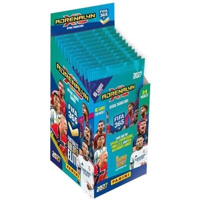 Panini FIFA 365 Adrenalyn XL 2027 Trading Cards Flow Pack Display (24) (Englisch, Booster Display) Panini FIFA 365 Adrenalyn XL 2027 Trading Cards Flow Pack Display (24) (Englisch, Booster Display)
