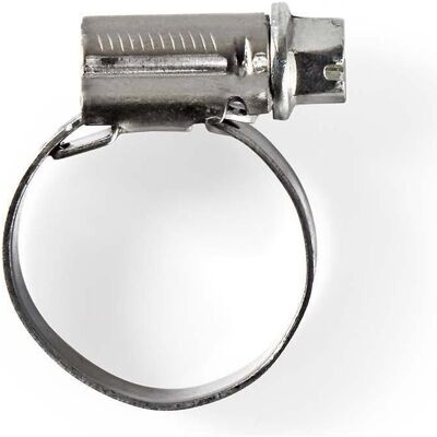 Nedis Schlauchschellen Metall 16-27 mm, Zubehör Waschen + Trocknen, Grau Nedis Schlauchschellen Metall 16-27 mm, Zubehör Waschen + Trocknen, Grau