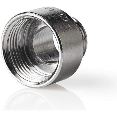 Nedis Schlauchadapter 3/4" gerade - 1/2" gerade, Zubehör Waschen + Trocknen, Silber Nedis Schlauchadapter 3/4" gerade - 1/2" gerade, Zubehör Waschen + Trocknen, Silber