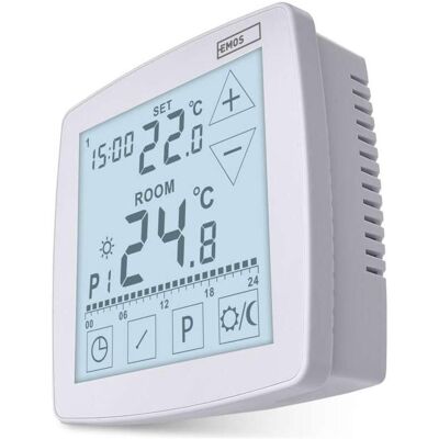 Emos OpenTherm Raumthermostat P56A01, programmierbar, verkabelt, Thermostat, Weiss Emos OpenTherm Raumthermostat P56A01, programmierbar, verkabelt, Thermostat, Weiss