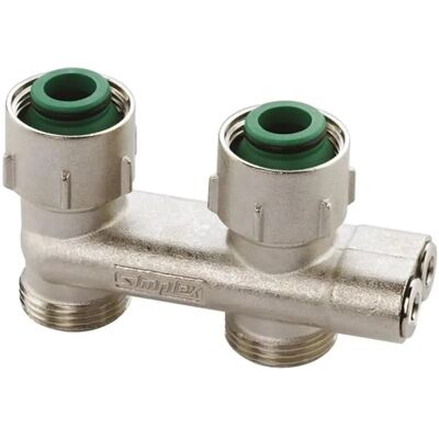 Flamco Heizkörper Umlenkstück, vernickelt, mit Konus, Durchgang, E2/50, 3/4" Eurokonus, Zubehör Heizen Flamco Heizkörper Umlenkstück, vernickelt, mit Konus, Durchgang, E2/50, 3/4" Eurokonus, Zubehör Heizen