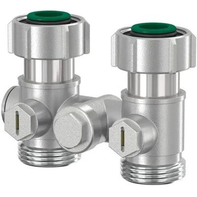 Flamco Einrohr-Hahnblock EXCL. Eck E2/50 G3/4i x G3/4a MS vern. m. Konus, Zubehör Heizen Flamco Einrohr-Hahnblock EXCL. Eck E2/50 G3/4i x G3/4a MS vern. m. Konus, Zubehör Heizen