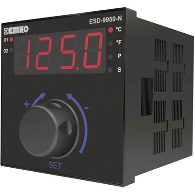 Emko Temperaturregler mit Drehregler 24VAC/DC sal Sensoreingang, Thermostat Emko Temperaturregler mit Drehregler 24VAC/DC sal Sensoreingang, Thermostat