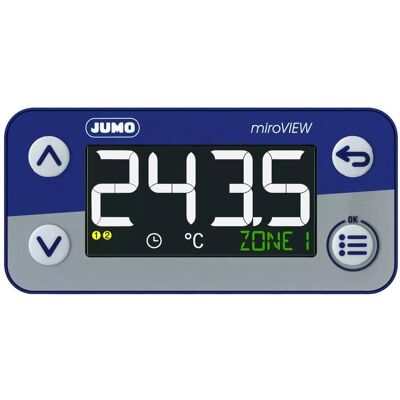 Jumo Digitalanzeiger, Thermostat, Schwarz Jumo Digitalanzeiger, Thermostat, Schwarz