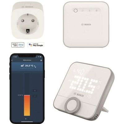 Bosch Home Comfort Single room control starter set Thermotechnik Single room control, Thermostat, Weiss Bosch Home Comfort Single room control starter set Thermotechnik Single room control, Thermostat, Weiss