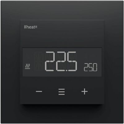 Heatit Z-TRM6 Z-Wave, Thermostat, Schwarz Heatit Z-TRM6 Z-Wave, Thermostat, Schwarz