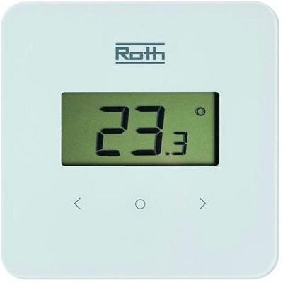 Roth Softline Standard Weiß Drahtloses Raumthermostat - Thermostat Roth Softline Standard Weiß Drahtloses Raumthermostat - Thermostat