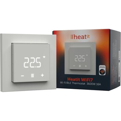 Heatit WiFi7 Thermostat (Weiss RAL 9003), Thermostat, Weiss Heatit WiFi7 Thermostat (Weiss RAL 9003), Thermostat, Weiss