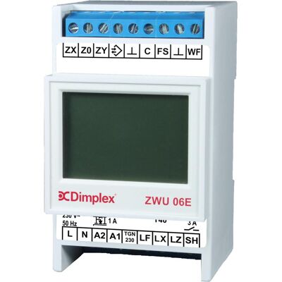 Dimplex ZWU 06E Universal AC/DC Heizungssteuerung - Rück-, Spreiz- und Vorwärtsmodi Dimplex ZWU 06E Universal AC/DC Heizungssteuerung - Rück-, Spreiz- und Vorwärtsmodi
