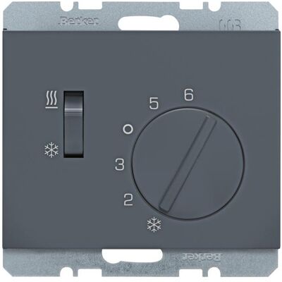 Berker 20297106, Thermostat, Grau Berker 20297106, Thermostat, Grau