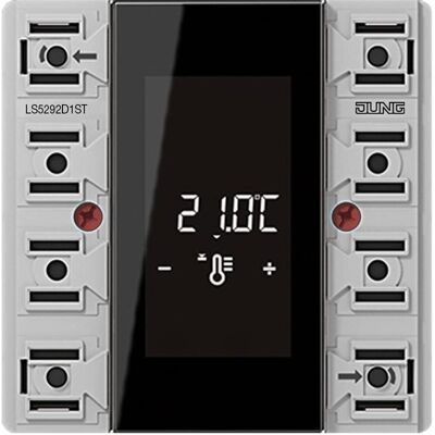 JUNG KNX-Raumcontroller, Thermostat, Silber JUNG KNX-Raumcontroller, Thermostat, Silber