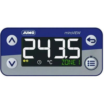 Jumo Digitalanzeiger, Thermostat, Schwarz Jumo Digitalanzeiger, Thermostat, Schwarz