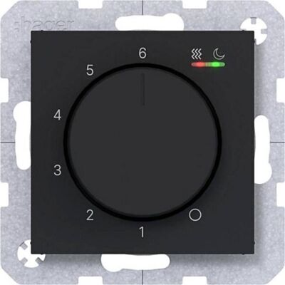 Hager TEMP.REGLER 230V/15W,HEIZEN/KÜ (WAN5011BM BERKER AX/), Thermostat, Weiss Hager TEMP.REGLER 230V/15W,HEIZEN/KÜ (WAN5011BM BERKER AX/), Thermostat, Weiss