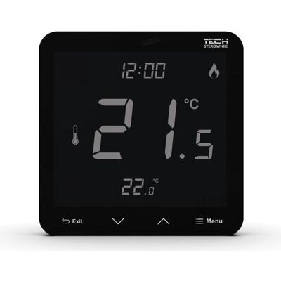 Tech Air Zweistufiger kabelgebundener Raumregler R-10s Plus für L-10-Leiste, schwarz STR10SPBK, Thermostat, Schwarz Tech Air Zweistufiger kabelgebundener Raumregler R-10s Plus für L-10-Leiste, schwarz STR10SPBK, Thermostat, Schwarz