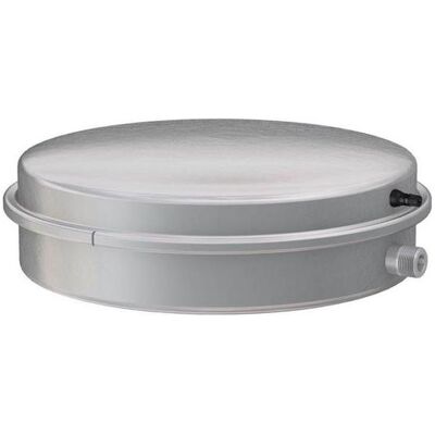 Flamco Cubex R 14 liter rund flad trykekspansionsbeholder med gummimembran, Galvaniseret udvendigt., Zubehör Heizen Flamco Cubex R 14 liter rund flad trykekspansionsbeholder med gummimembran, Galvaniseret udvendigt., Zubehör Heizen