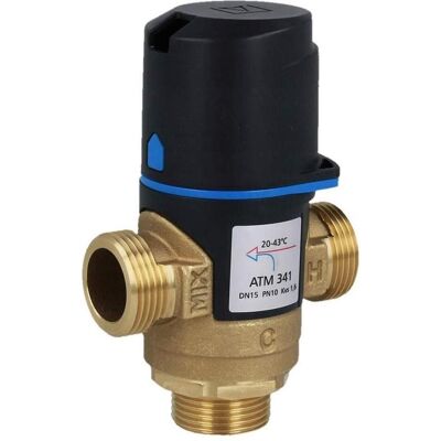 Afriso 1234110 Thermostat Mischventil ATM 341, DN15, G3/4", 20÷43°C, Kvs 1,6 m3/h, Thermostat Afriso 1234110 Thermostat Mischventil ATM 341, DN15, G3/4", 20÷43°C, Kvs 1,6 m3/h, Thermostat